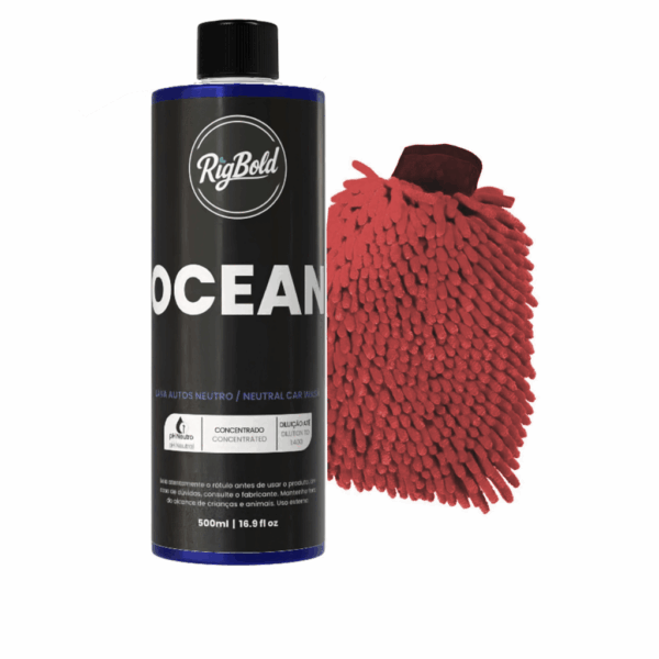 Kit Starter - Lava autos OCEAN + Luva de Microfibra